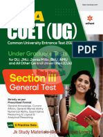 Arihant NTA CUET UG 2022 Section 3 General Test