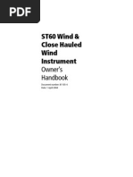 ST60 Wind Instrument Owner's Handbook
