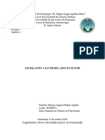 Legislacion a favor del adulto mayor