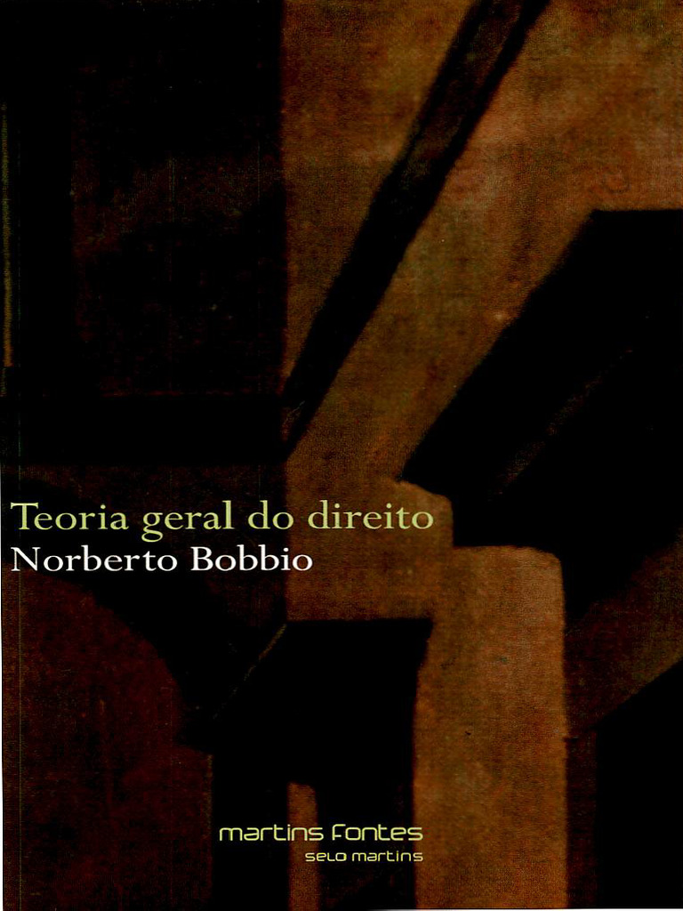 Teoria Geral do Direito: Norberto Bobbio | PDF | Ética social ...