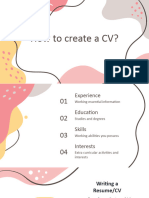 How To Create A CV