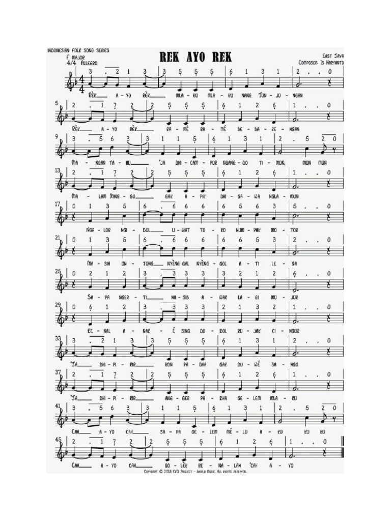 Rek Ayo Rek | PDF