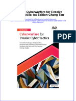 (Download PDF) Ultimate Cyberwarfare For Evasive Cyber Tactics 1St Edition Chang Tan Online Ebook All Chapter PDF