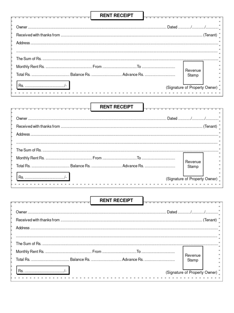 Rent Slip | PDF | Property | Urban