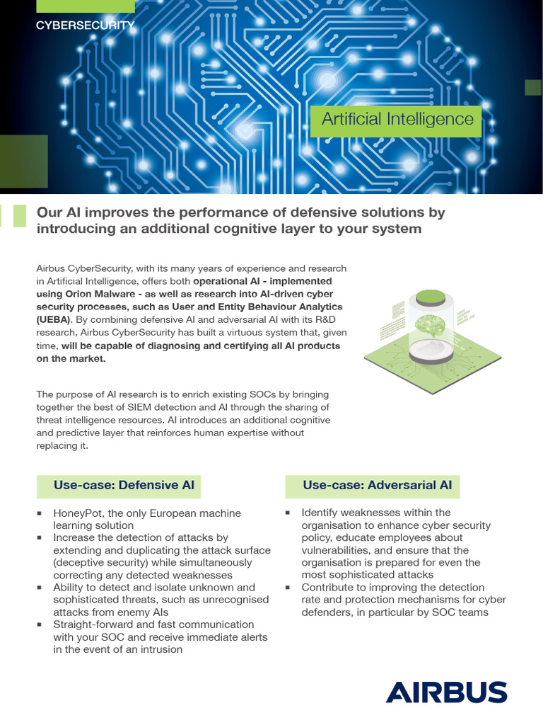 Airbus AI Cybersecurity Solutions | PDF | Artificial Intelligence ...