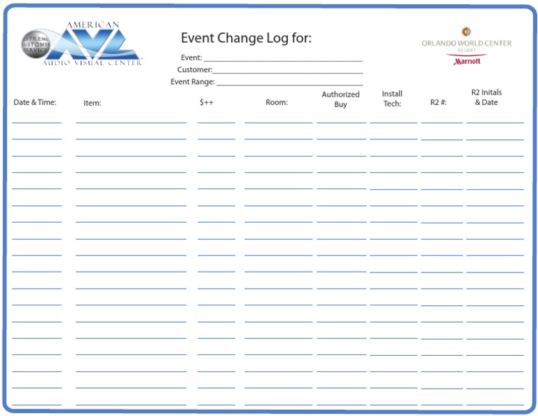 AAVC Event Change Log | PDF | Law
