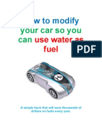 Hack Your Car So It Can Use Water as Fuel