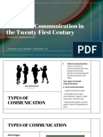 LESSON 1. Communication in The Twenty-First Century 2