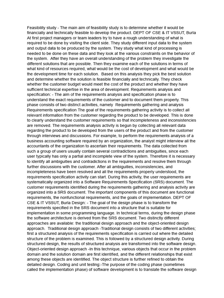 Sen Notes Pdf Unit Testing Systems Architecture