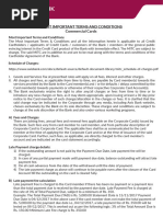 American Express Fees and Charges Overview | PDF | Credit Card | Fee
