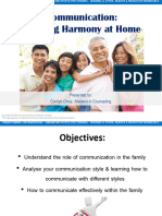 Communication_ Building Harmony at home 2016