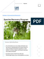 Species Recovery Program - Rau's IAS