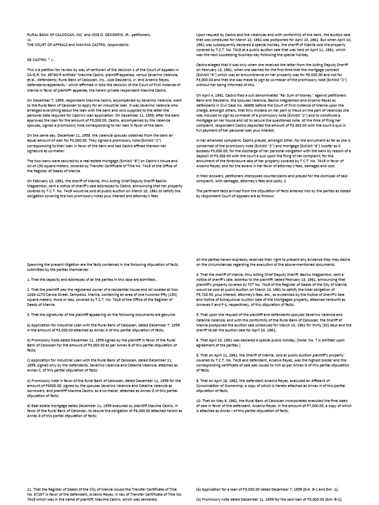 Law Cases | PDF | Mortgage Law | Foreclosure
