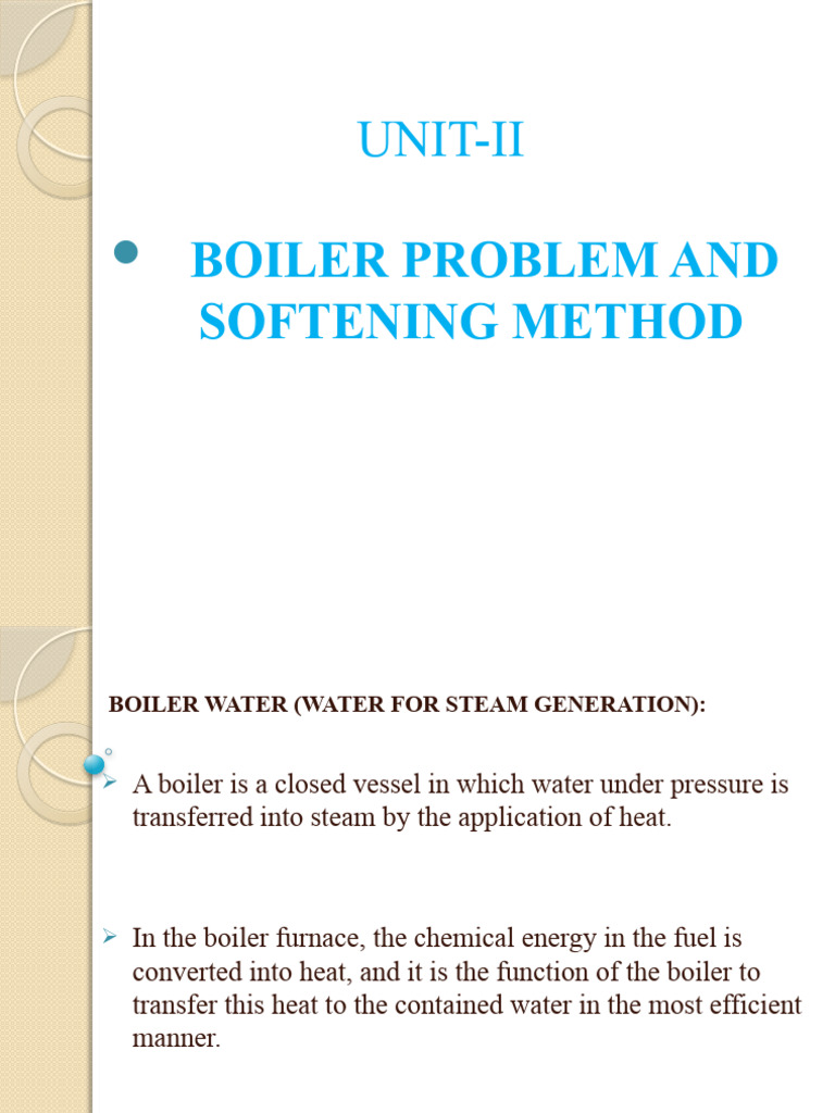 Boiler Issues and Softening Solutions | PDF | Sodium Carbonate | Ion ...