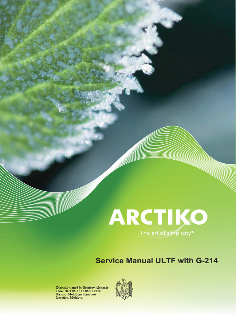 Lotul 9 Servicemanual Ultf With G-214.semnat | PDF | Refrigerator ...