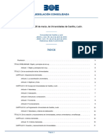 Tema 18. La Ley de Universidades de Castilla y León BOE-A-2003-8336-Consolidado