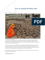 Irradiation Makes Cow Dung Bio-fertilizer Safer