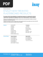 GIB® Fyreline® Fire Rated Systems Guide | PDF | Drywall | Framing ...