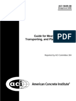 ACI 304R-00 Guide for Measuring, Mixing, Transporting, And Placing Concrete (Reapproved 2009) (ACI Committee 304)