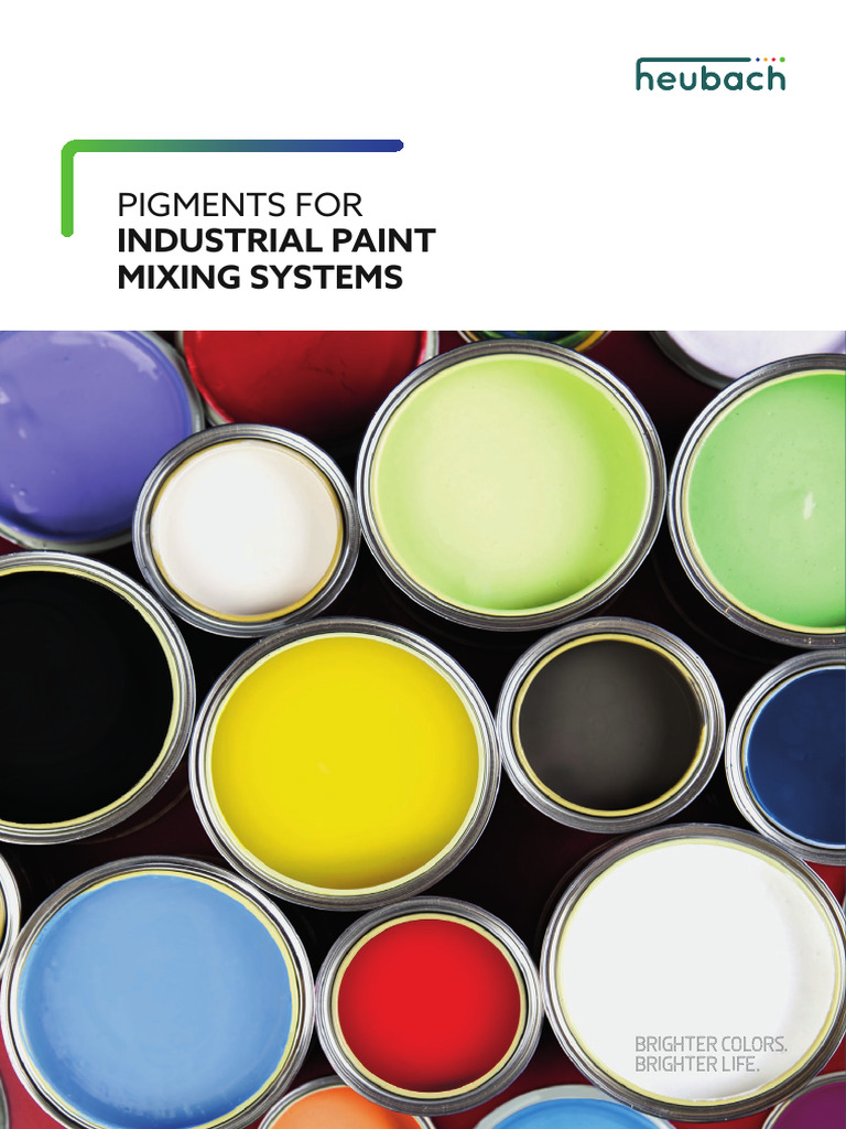 Heubach Brochure Pigments For Industrial Paint Mixing Systems 032023 ...
