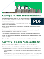 Habitats Activity 3