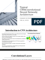 Typical CNN (Convolutional Neural Network) Architecture: CHARAN S (1VE20CA005) Cse-Ai, Svce