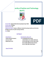 BGMEA University of Fashion and Technology (BUFT) : Course Title: Course Code: Experiment No Experiment Name: Sec