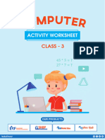 Class 3 Computer Activity Worksheet 3_chepter 5