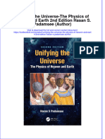 (Download PDF) Unifying The Universe The Physics of Heaven and Earth 2Nd Edition Hasan S Padamsee Author Online Ebook All Chapter PDF