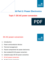 Topic 7 DC To AC Power Conversion