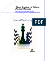 [Download pdf] Universal Chess Training 1St Edition Wojciech Moranda online ebook all chapter pdf 