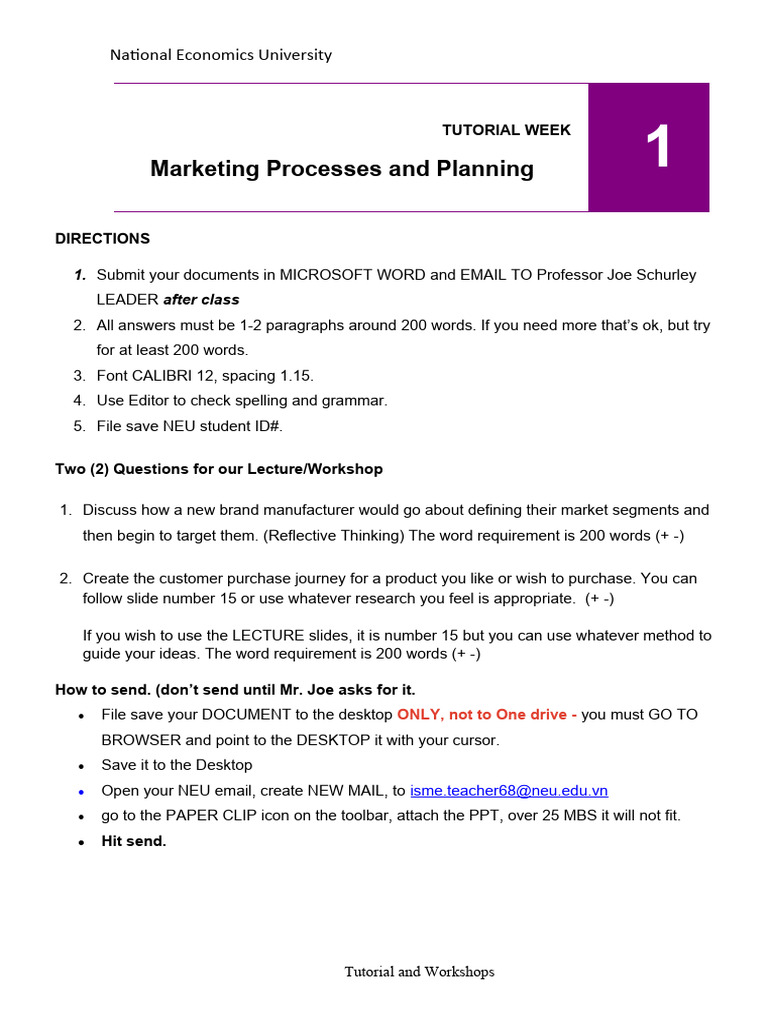 Marketing Processes Tutorial Guide | PDF | Art