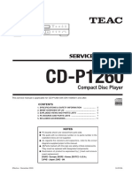Teac cd-p1260 SM New