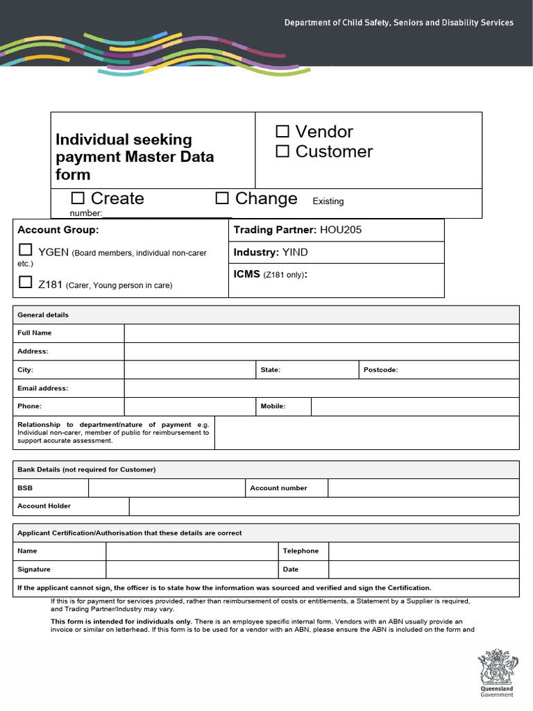 Individual Master Data | PDF | Reimbursement | Business