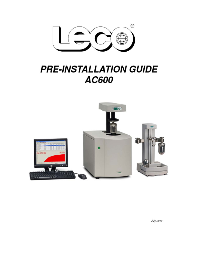 AC600 Pre-Installation Guide | PDF | Water | Alternating Current