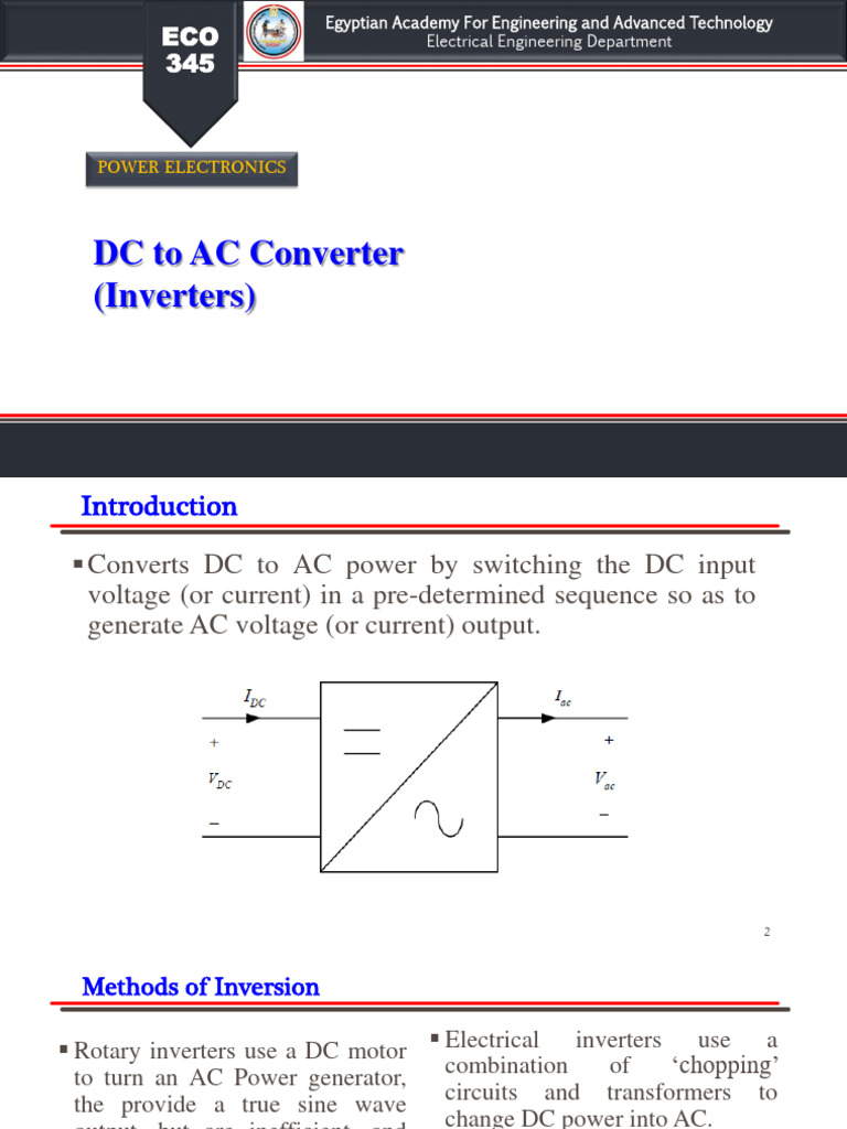 Understanding DC to AC Inverters | PDF | Power Inverter | Electronics