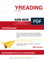 Copy reading