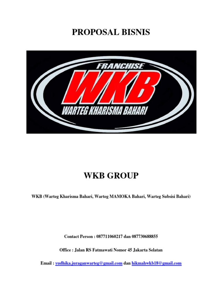 Harga Franchise Warteg Kharisma Bahari | PDF | Bisnis | Pengelolaan ...