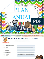 Plan Anual - 4to Grado 2024