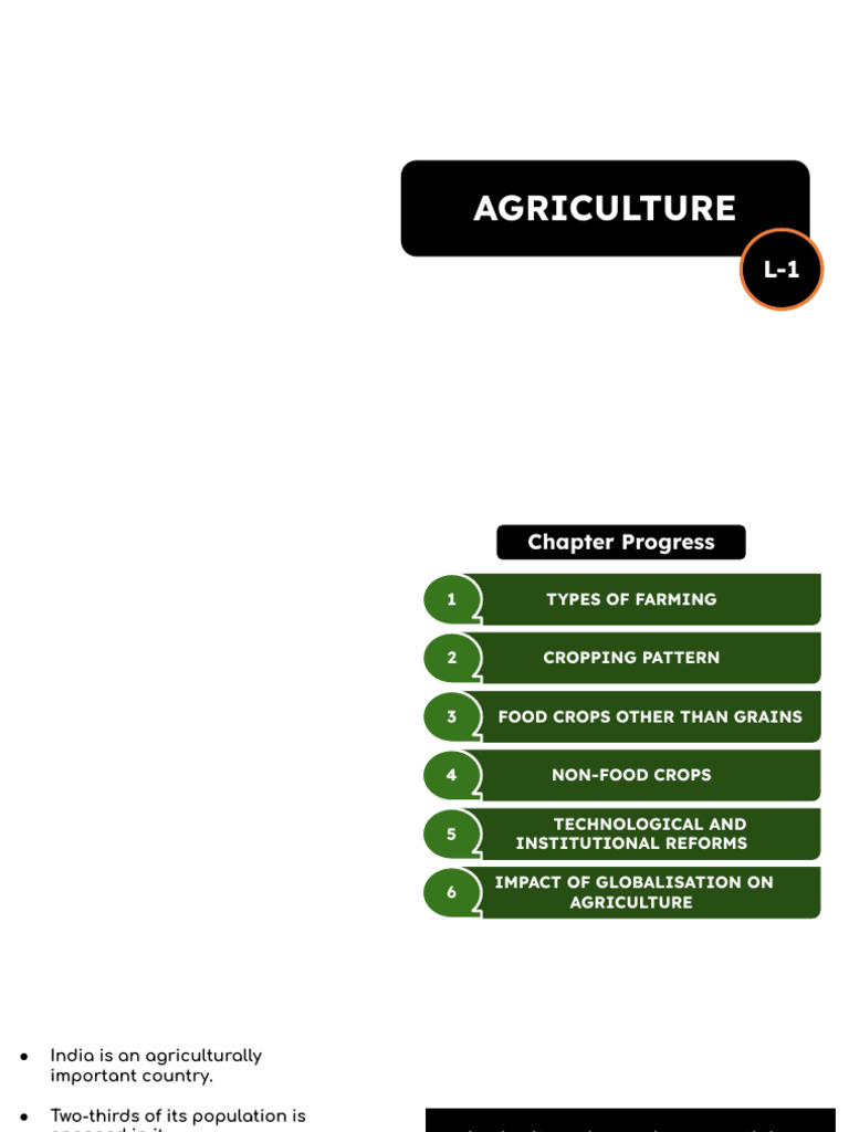 Types of Farming in India Explained | PDF | Agriculture | Crops