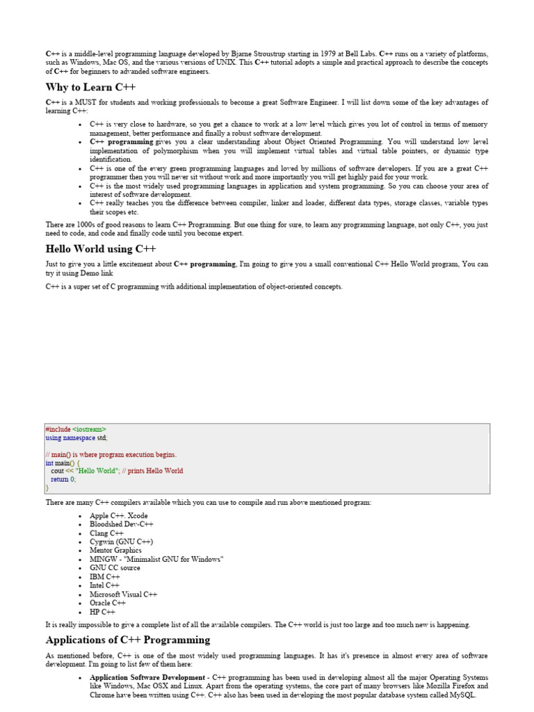 C Pdf Parameter Computer Programming C