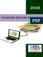 Standard  Diploma Eksekutif- 2018 revised