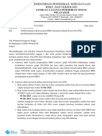 Pemberitahuan Terkait Layanan BKD, Kenaikan Jabatan Dosen Non-PNS LL3