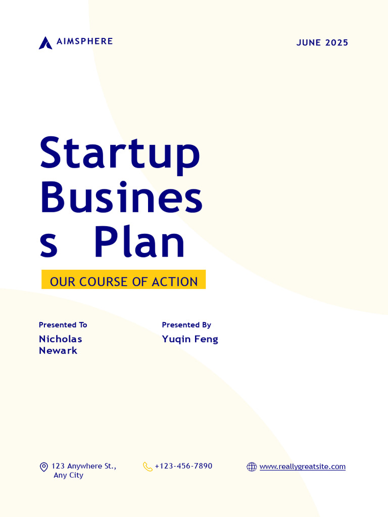 Startup Business Plan | PDF | Advertising | Marketing