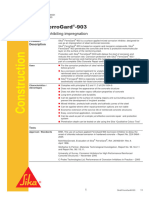 (Sika) Sika Ferrogard 903 Safety Data Sheet