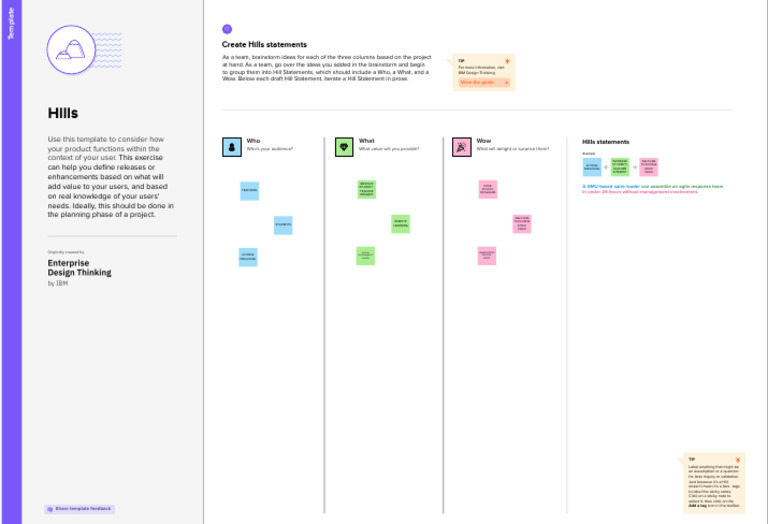 User-Centric Product Planning Template | PDF | Brainstorming | Cognition