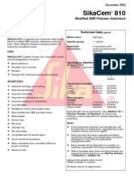 (Sika) Sikacem 810 Safety Data Sheet