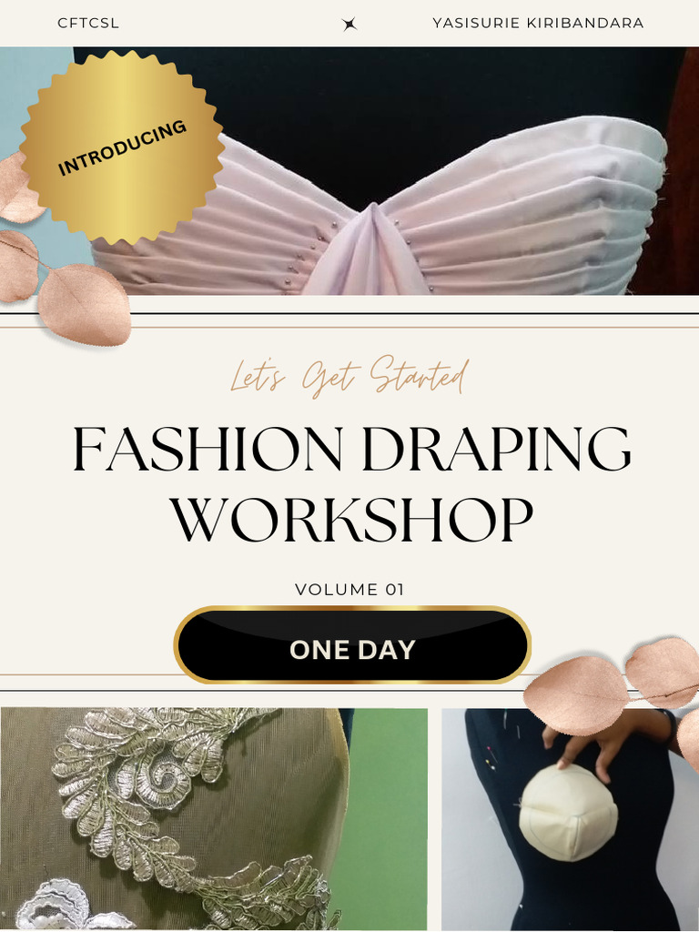 Beginner Draping Workshop Overview | PDF | Home & Garden | Art