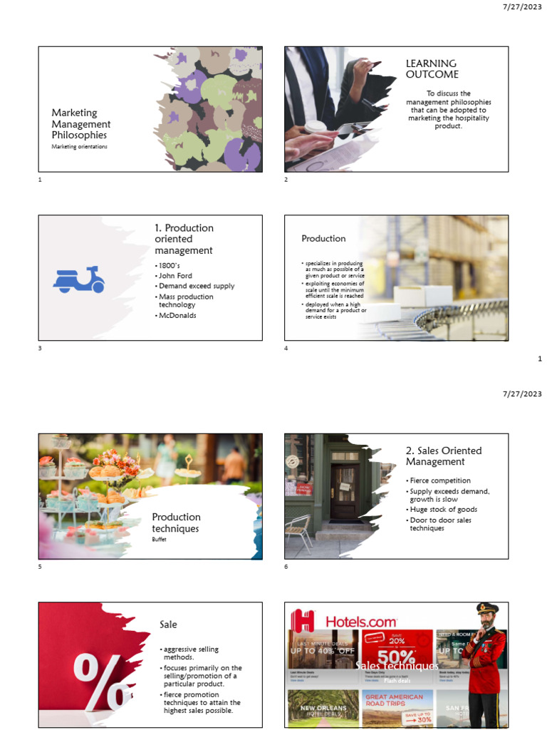 Marketing Management Philosophies Explained | PDF | Marketing | Sales