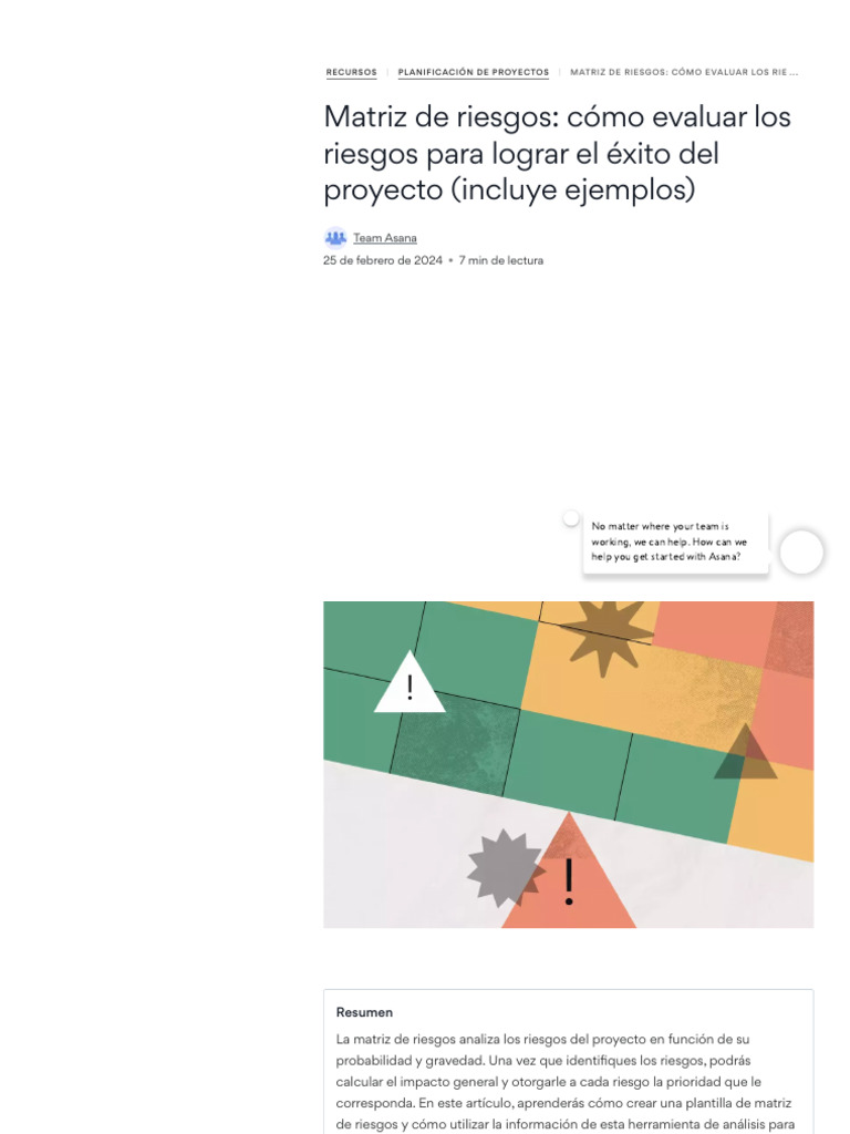 Matriz de Riesgos para Proyectos Efectivos | PDF | Riesgo | Probabilidad